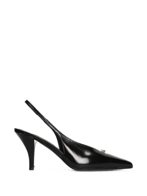 Chantal pointed-toe slingback pumps