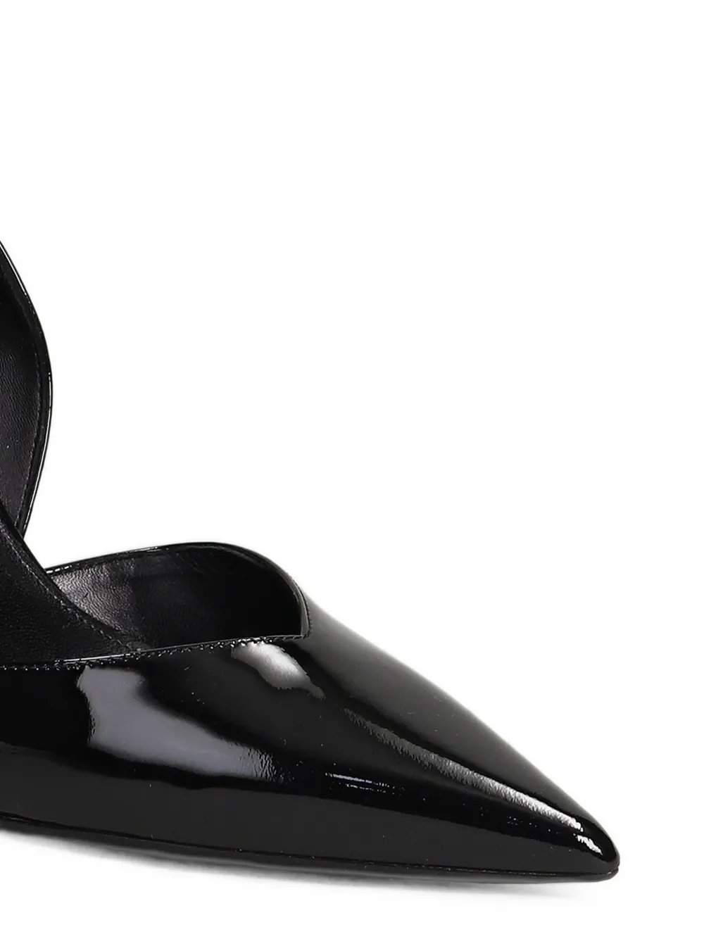 Chantal Pumps met enkelbandje en puntige neus Zwart