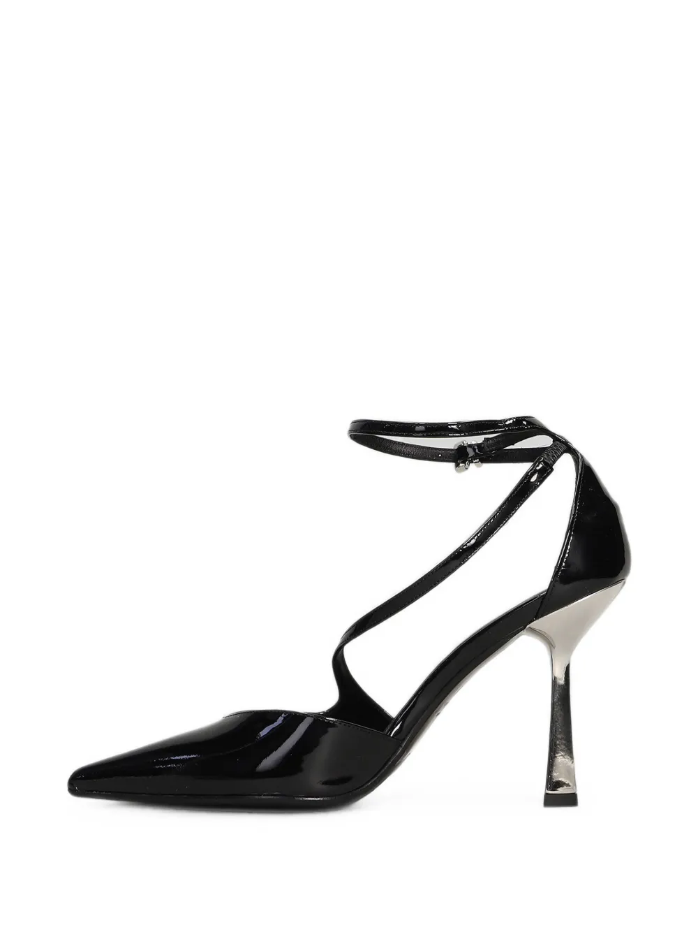 Chantal Pumps met enkelbandje Zwart