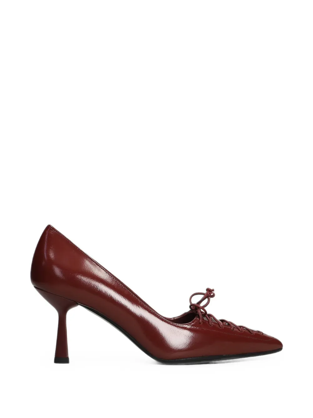 Chantal lace-up pointed-toe pumps