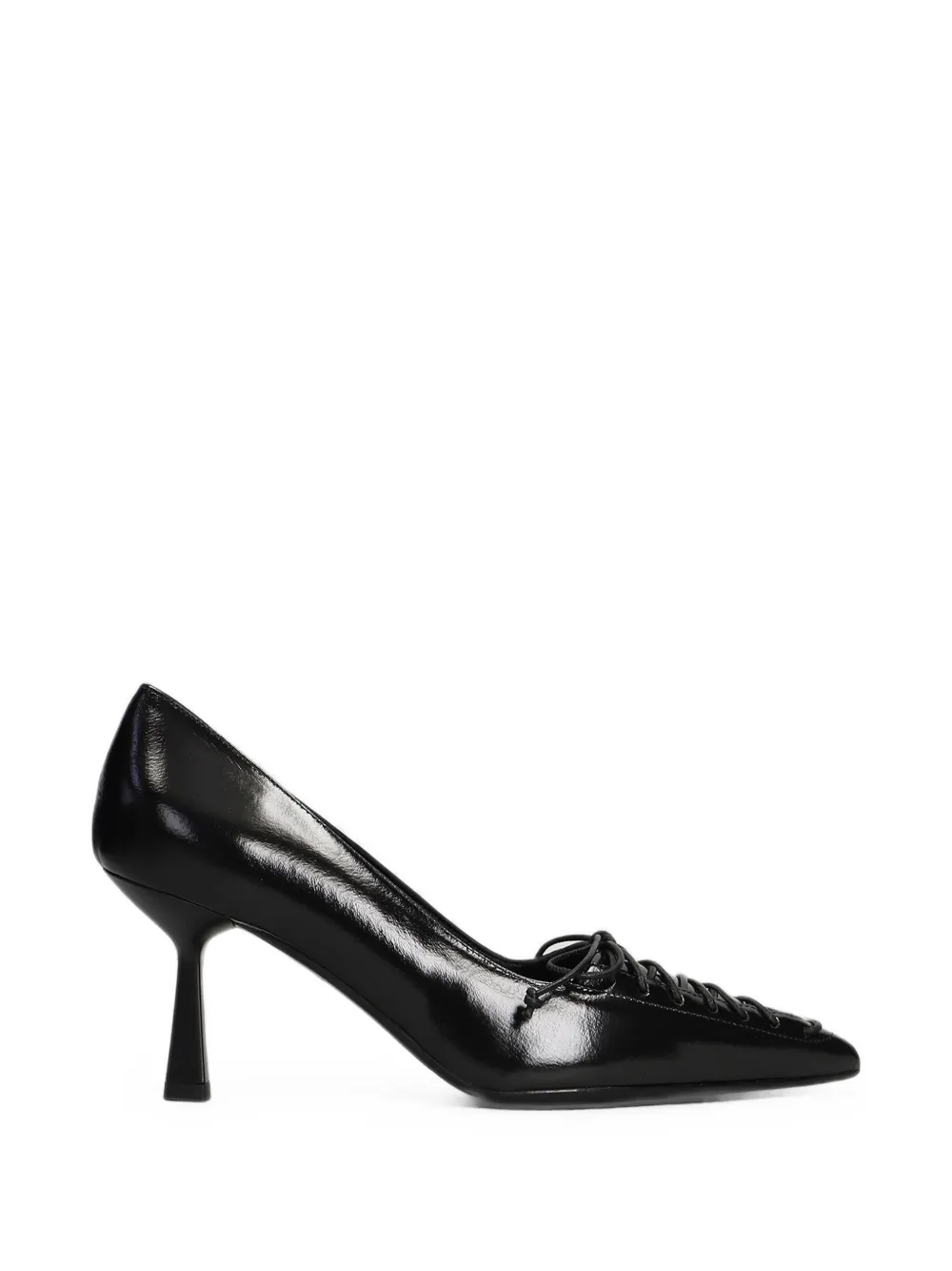 Chantal lace-up pointed-toe pumps