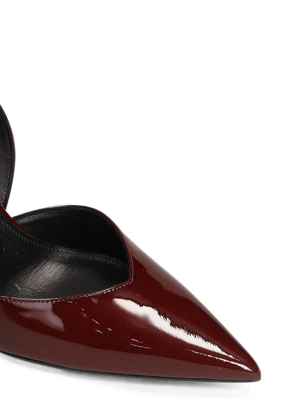 Chantal Pumps met gelakte afwerking en gesp Rood