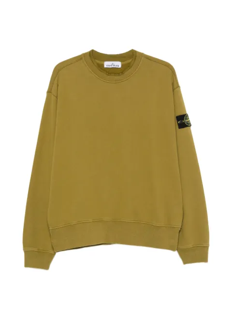 Stone Island 로고 패치 스웨트셔츠