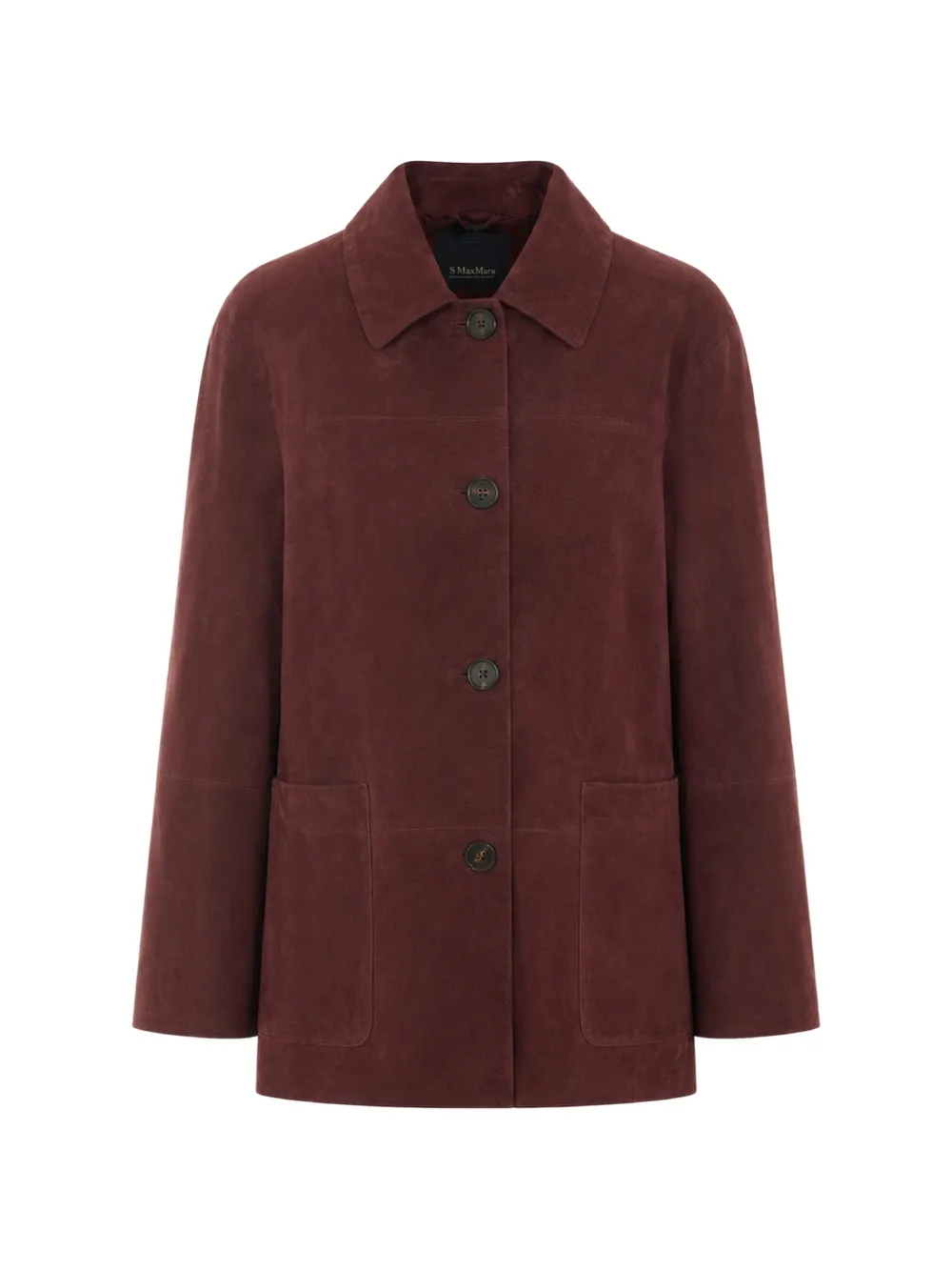 'S Max Mara Smmastrale suede jacket - Rosso