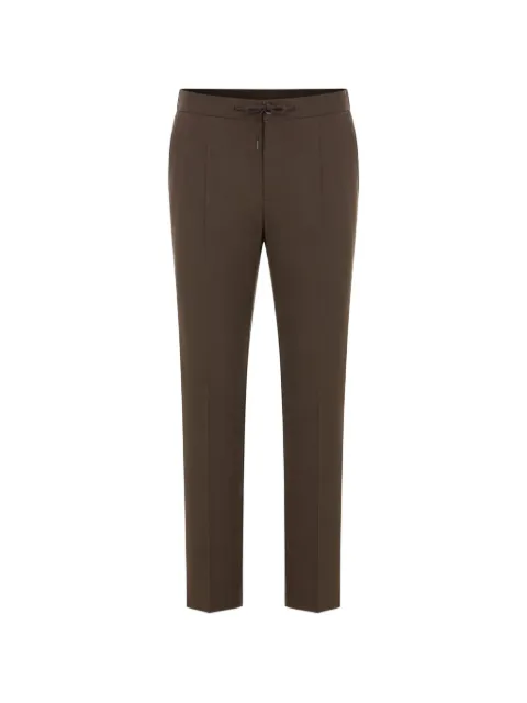 Herno drawstring-waist straight-leg trousers