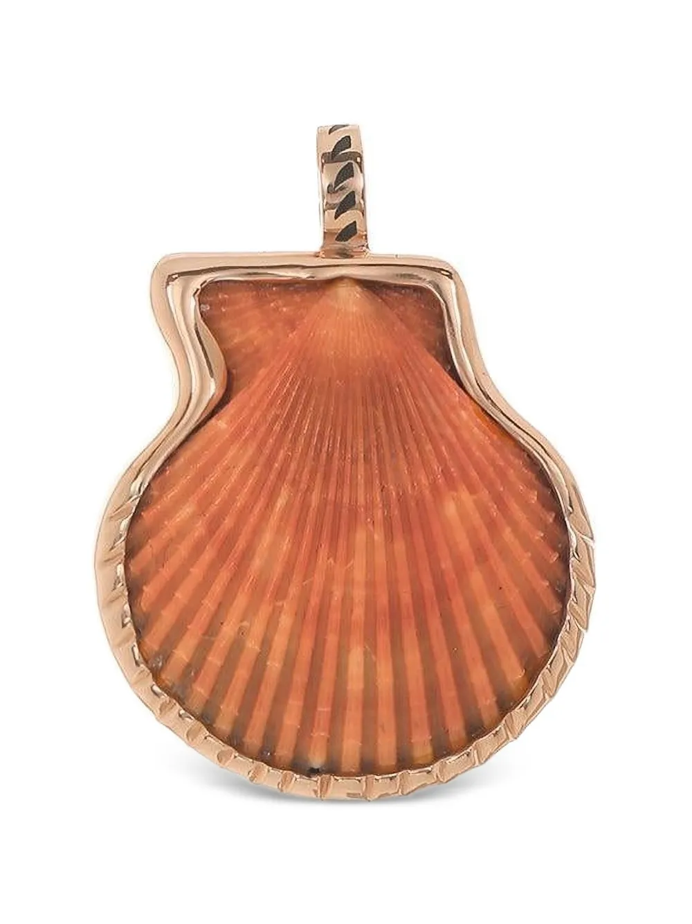 Dezso Clam shell pendant - Rosa