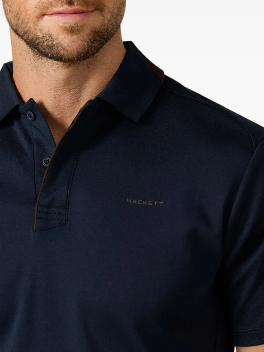Hackett London Poloshirt met korte mouwen Blauw