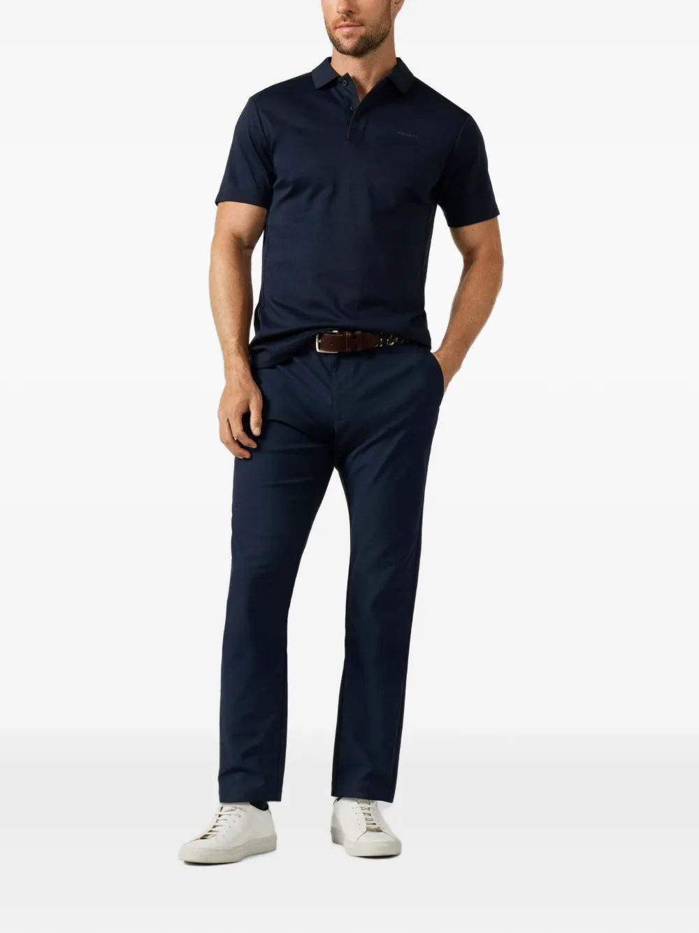 Hackett London Poloshirt met korte mouwen Blauw