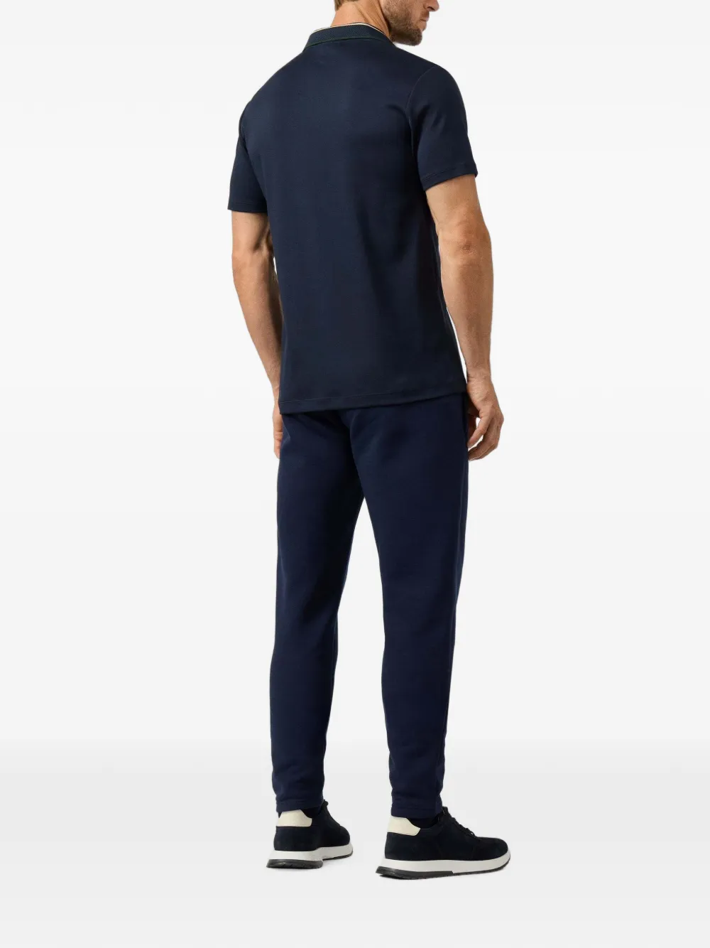 Hackett London Katoenen poloshirt met korte mouwen Blauw