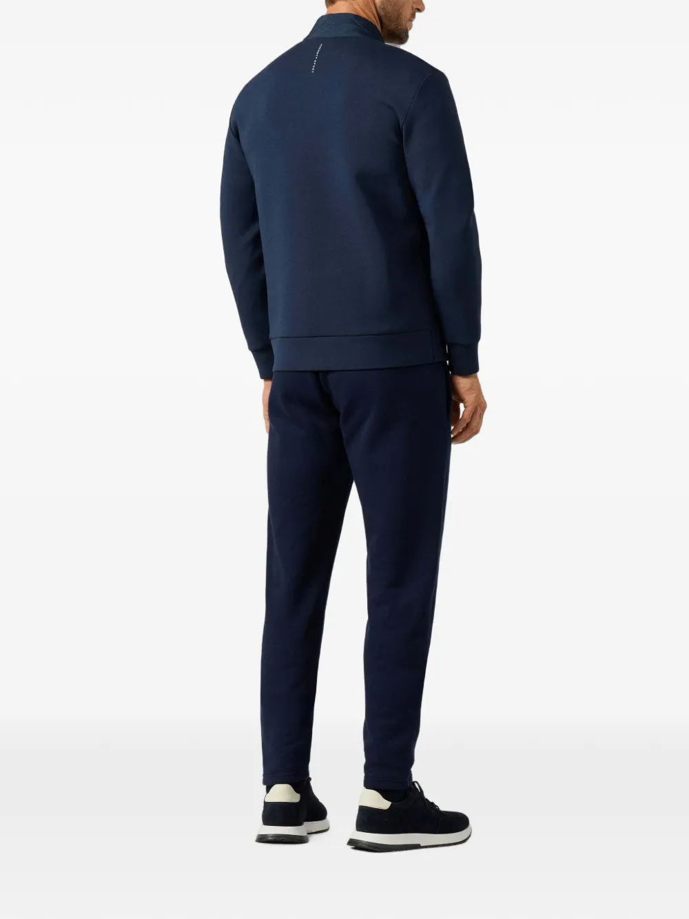 Hackett London Jack met gewatteerde voorkant Blauw