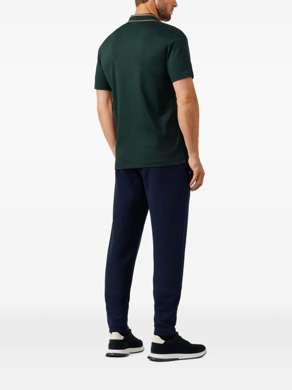 Hackett London Katoenen poloshirt Groen