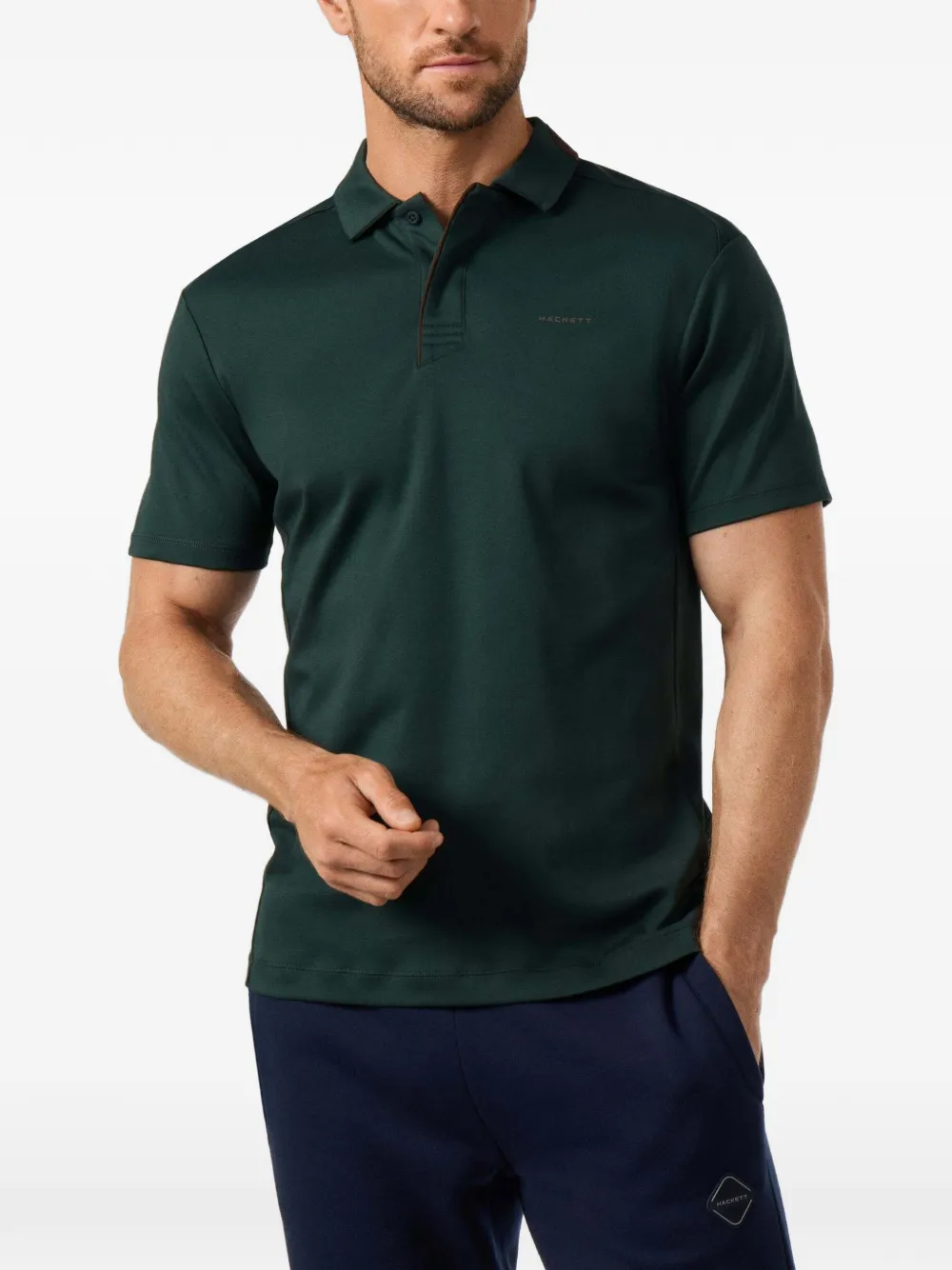 Hackett London Poloshirt met korte mouwen Groen