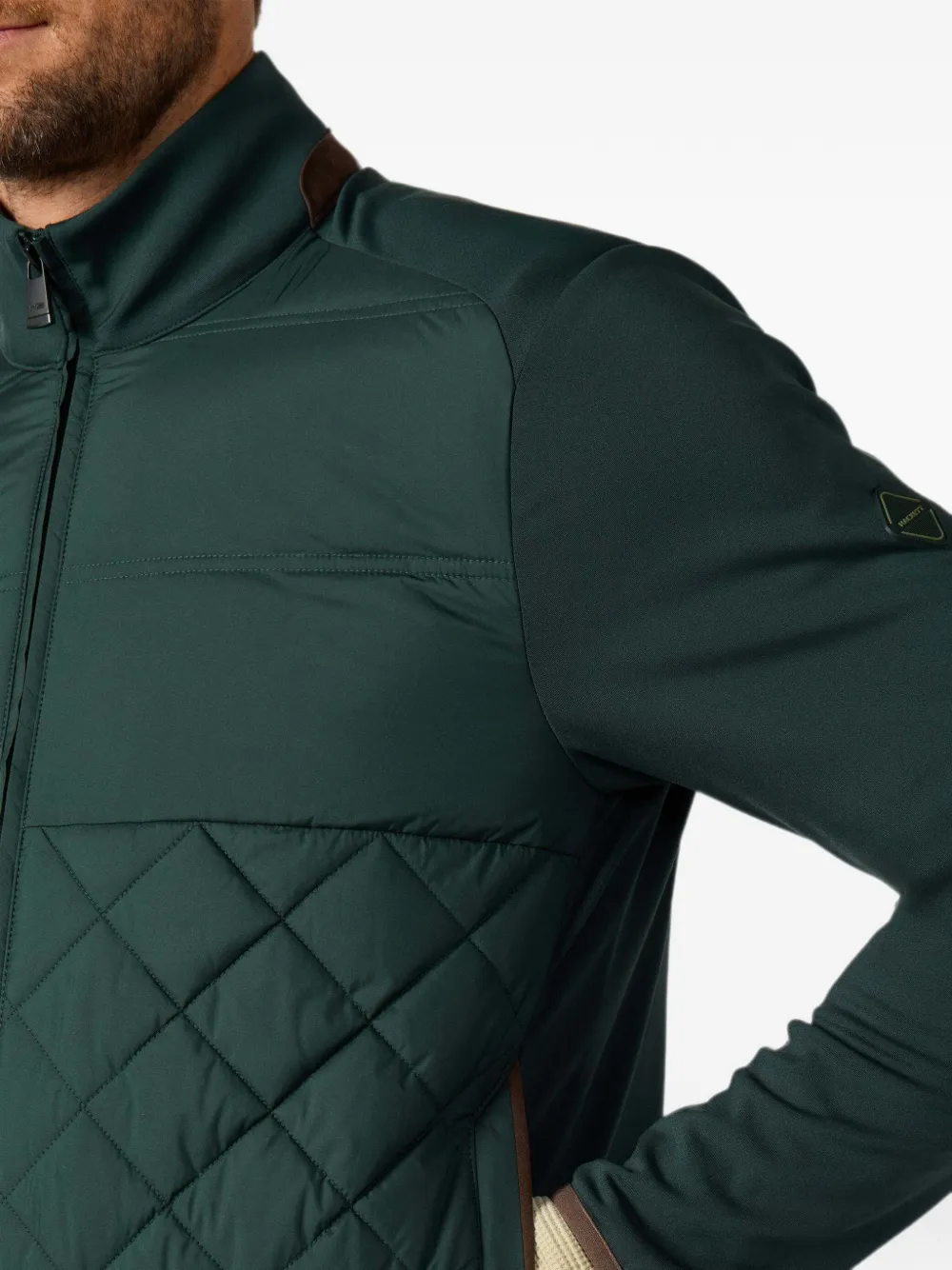 Hackett London Jack met rits Groen