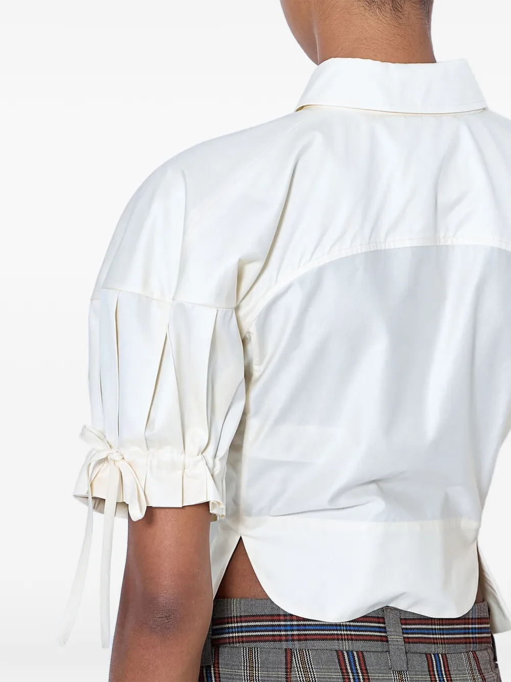 Vivienne Westwood Blouse met geplooide mouwen Beige
