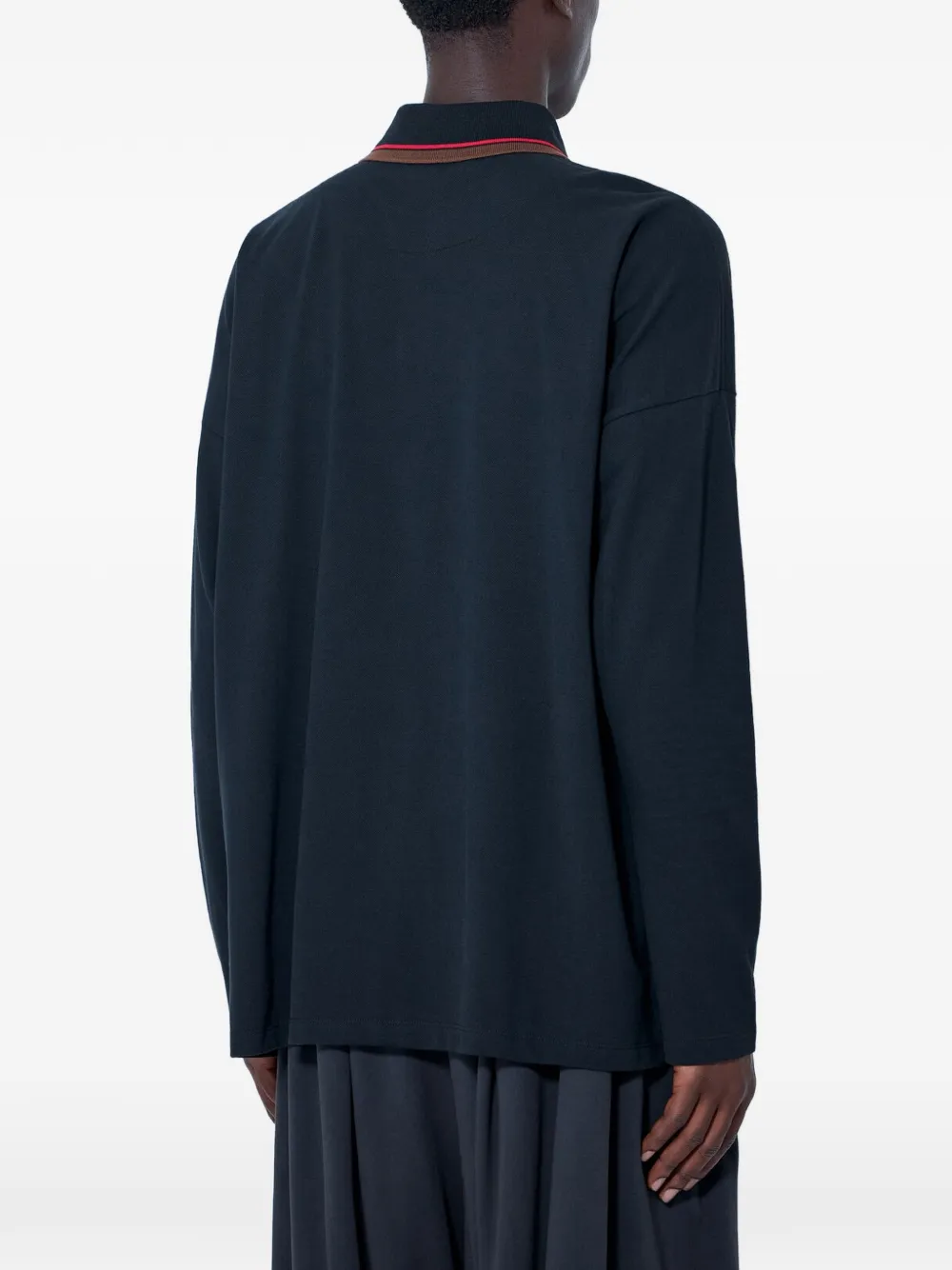 Vivienne Westwood Poloshirt met geborduurd logo Zwart
