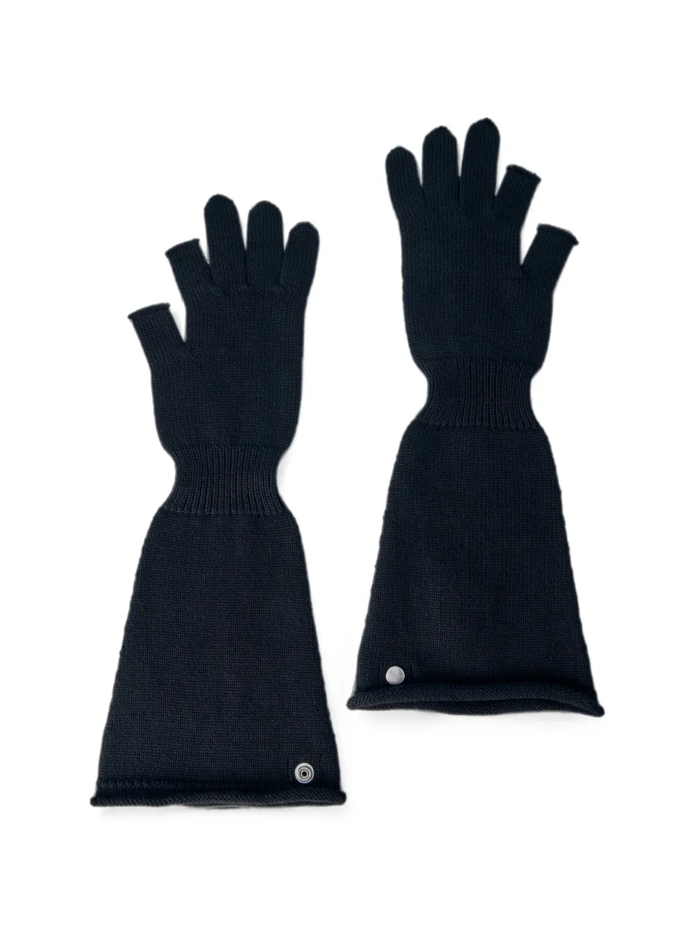 Rick Owens Lange wollen handschoenen Zwart