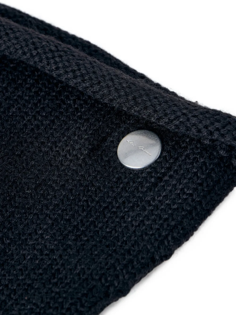 Rick Owens Lange wollen handschoenen Zwart
