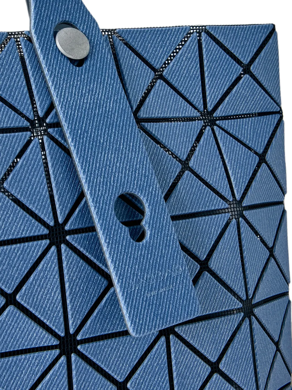 Bao Issey Miyake Prism denim shopper met geometrische vlakken Blauw