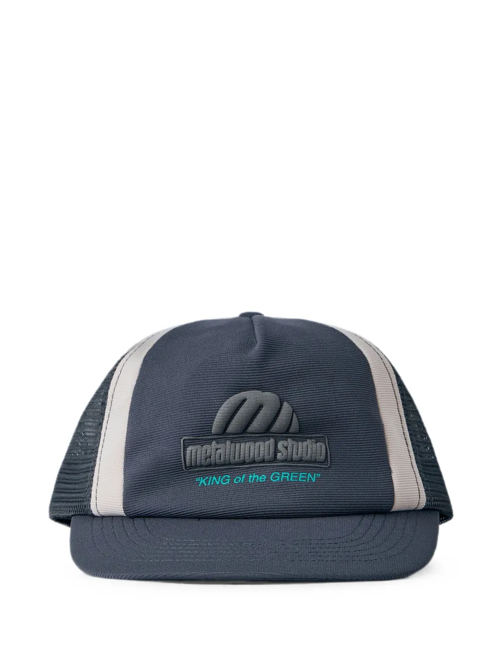 Metalwood Studio King Of The Greens mesh-panel curved-brim cap - Grigio