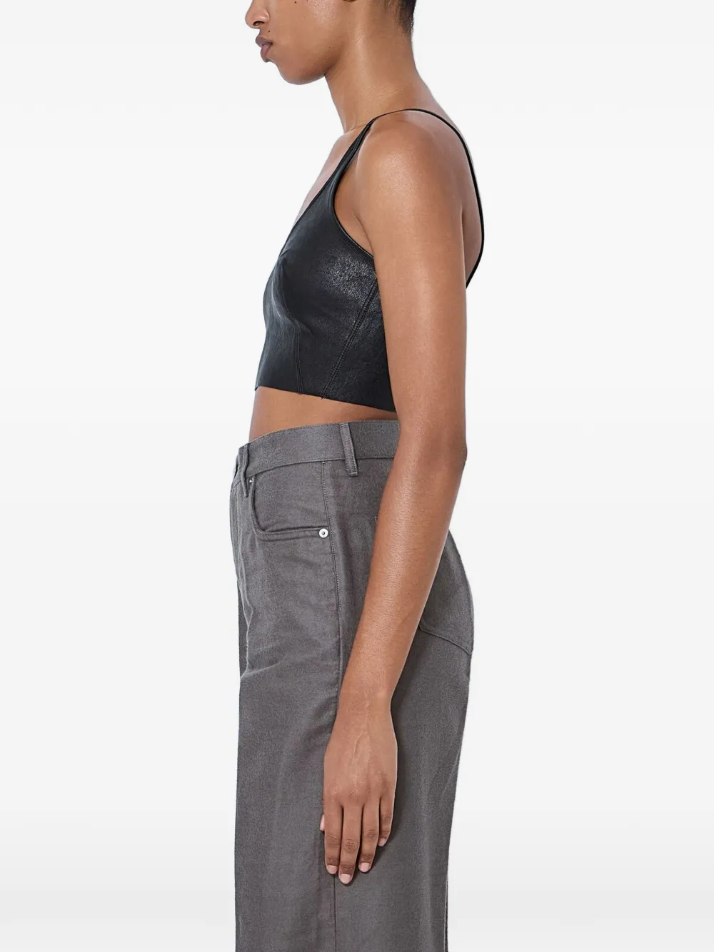 Rick Owens Top met V-hals Zwart