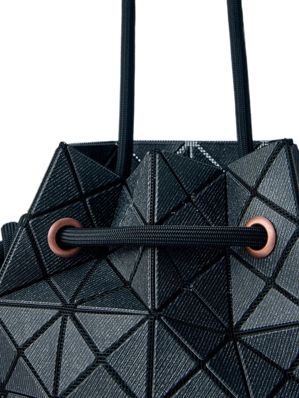 Bao Issey Miyake Wring denim schoudertas met geometrisch vlak Zwart