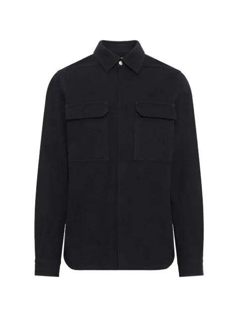 Rick Owens webbing-trim chest-pocket shirt