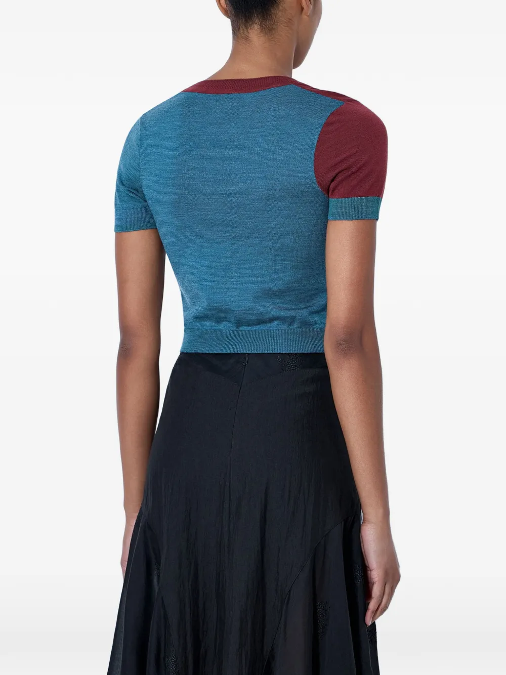 Vivienne Westwood Top met korte mouwen en argyle-patroon Blauw