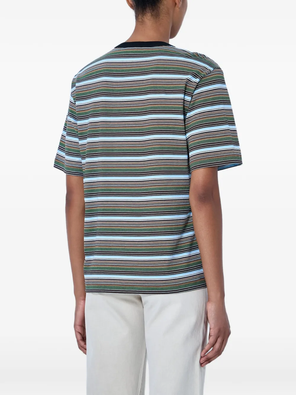 Marni Gestreept T-shirt Blauw