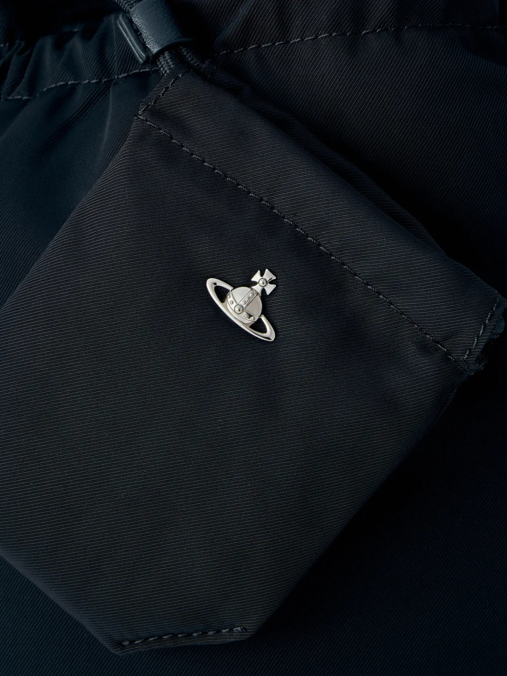 Vivienne Westwood Bucket-tas met trekkoord en logo-embleem Zwart