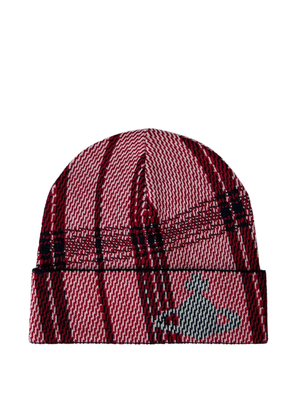 Vivienne Westwood tartan beanie - Rosso