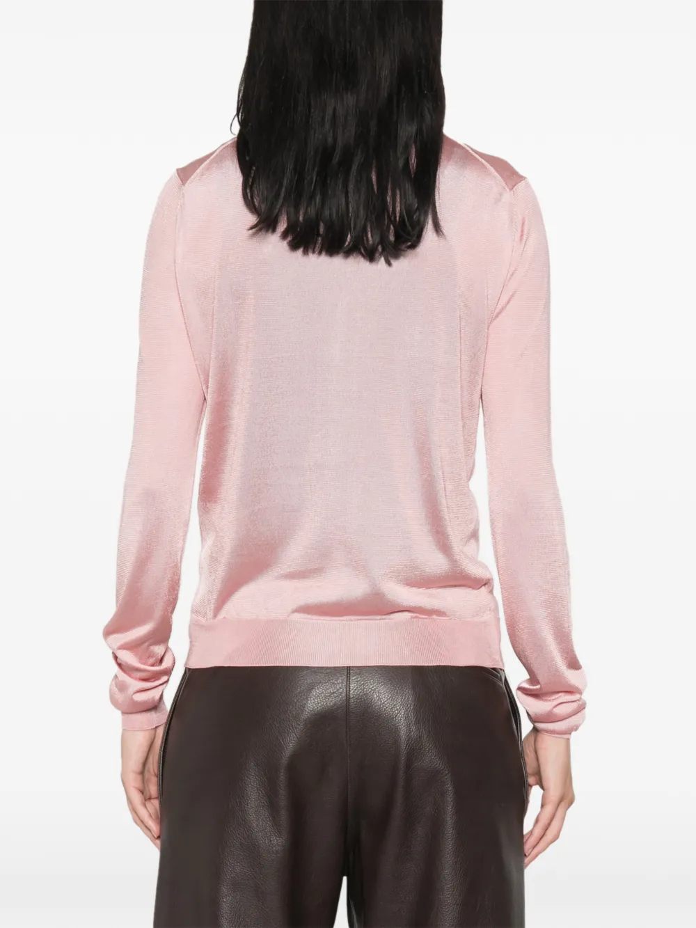 FENDI Vest met geborduurd logo Roze