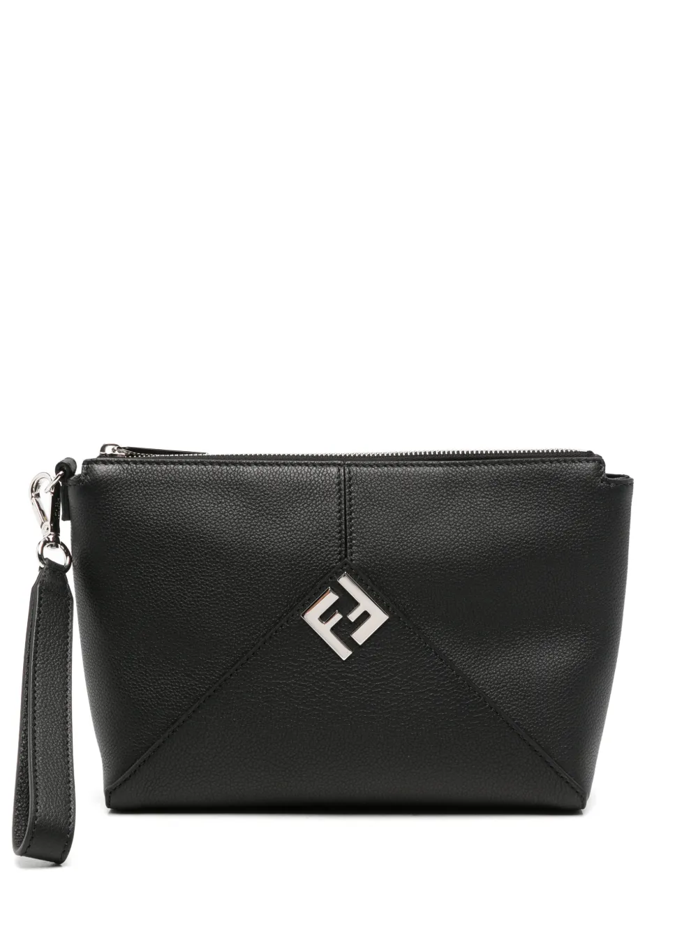 FENDI Lui FF-logo clutch bag - Nero