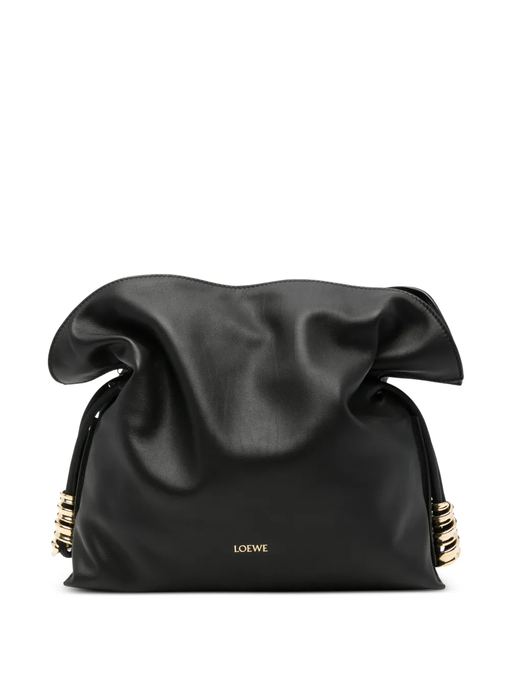 LOEWE medium Coil Flamenco clutch bag - Nero