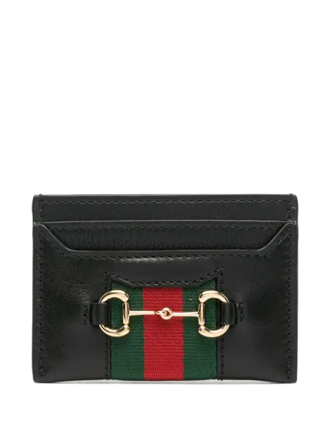 Gucci Horsebit Web card case