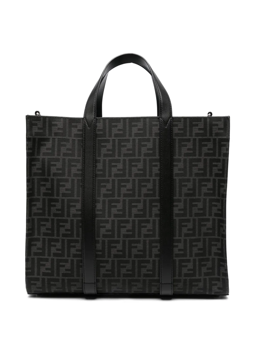 FENDI FF jacquard tote bag Zwart