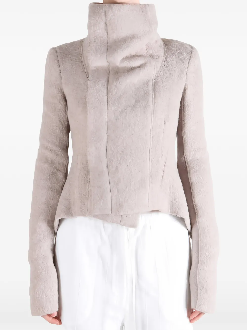 Rick Owens Naska jack met knopen Beige