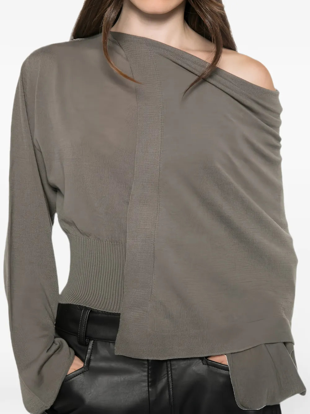 Rick Owens Scarf top Grijs