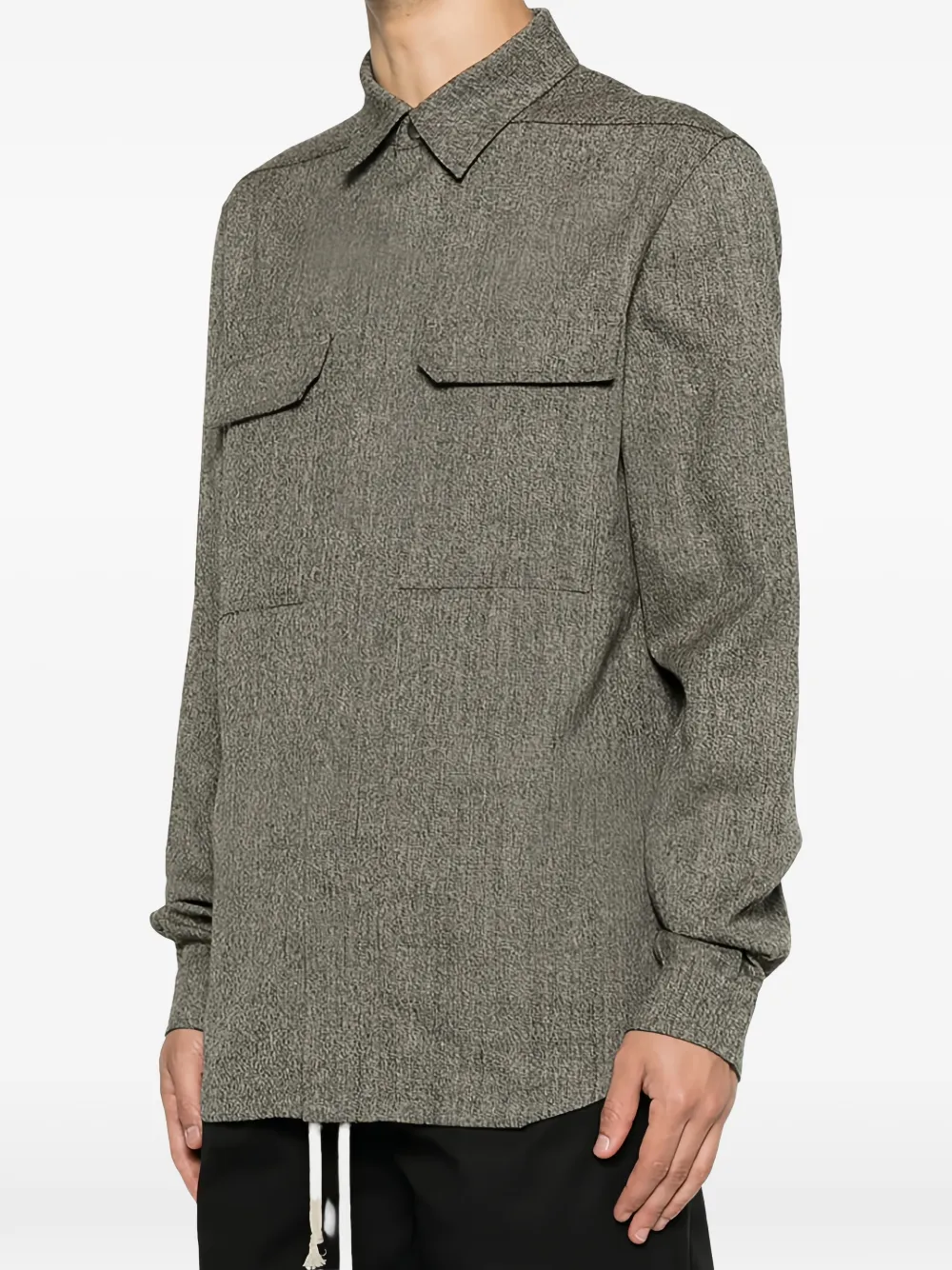 Rick Owens melange outershirt Grijs