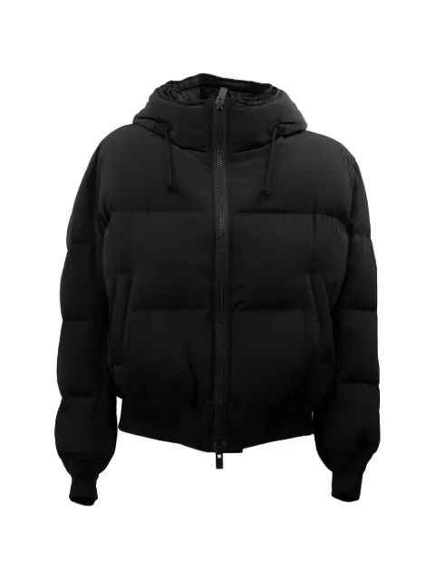 Yohji Yamamoto quilted hooded jacket