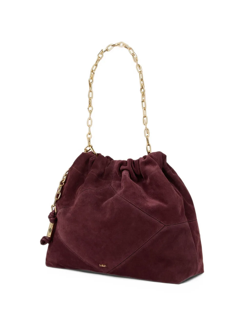 Ba&Sh chain-link chain-strap shoulder bag Rood