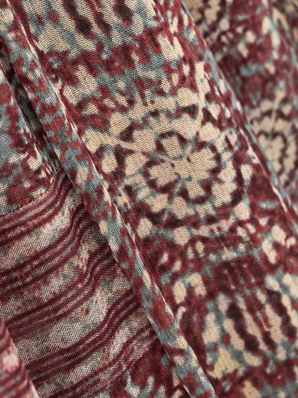 Ba&Sh floral-print smocked blouse Rood