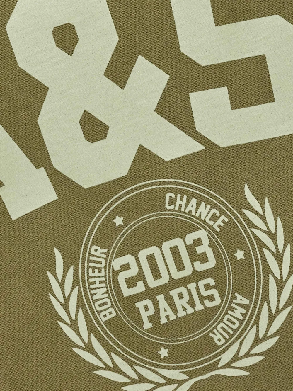 Ba&Sh T-shirt met logoprint met ronde hals Groen