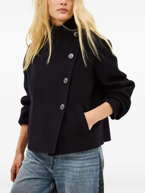 Ba&Sh Kemelia asymmetric button-fastening coat