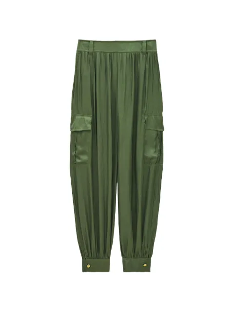 Ba&Sh pantalones cargo Celia con botón en los bajos