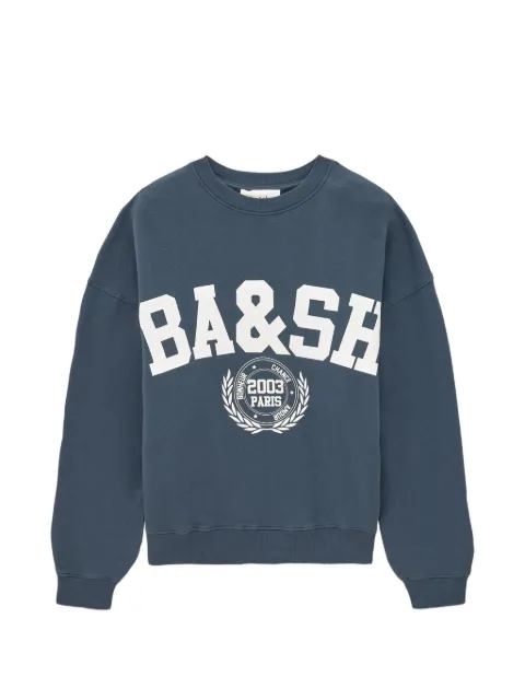 Ba&Sh Benjamin logo-print drop-shoulder sweatshirt