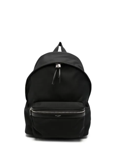 Saint Laurent City backpack in canvas, nylon and leather