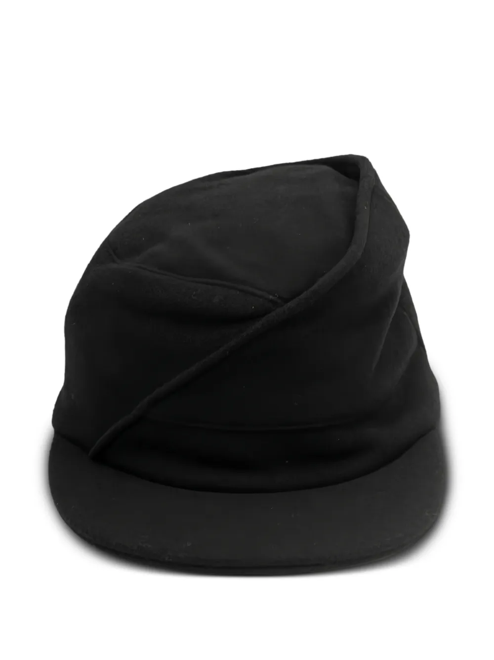 Yohji Yamamoto asymmetric cap - Nero