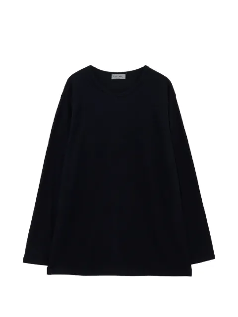Yohji Yamamoto Camiseta 140S mangas longas