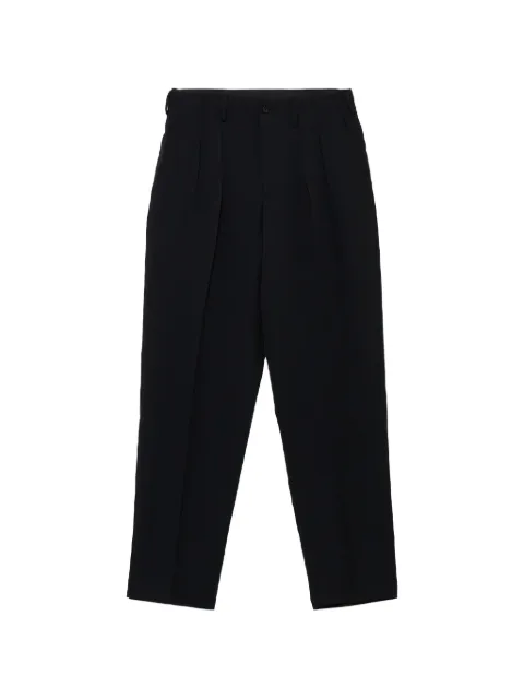 Yohji Yamamoto pleated-front straight-leg trousers
