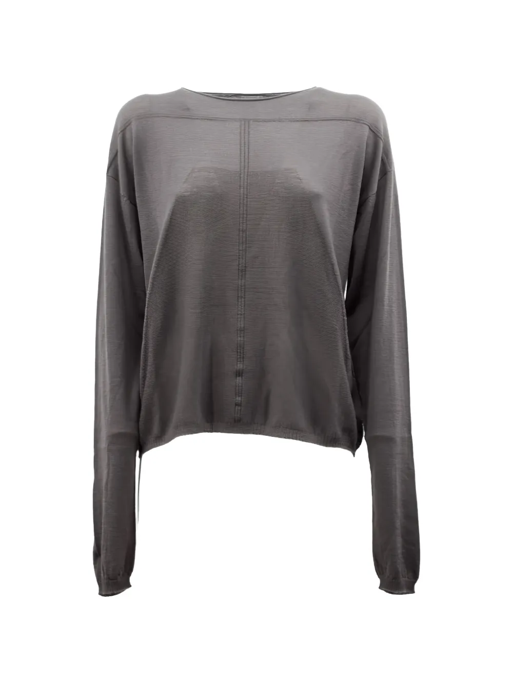 Rick Owens seam-detail sweater Grijs